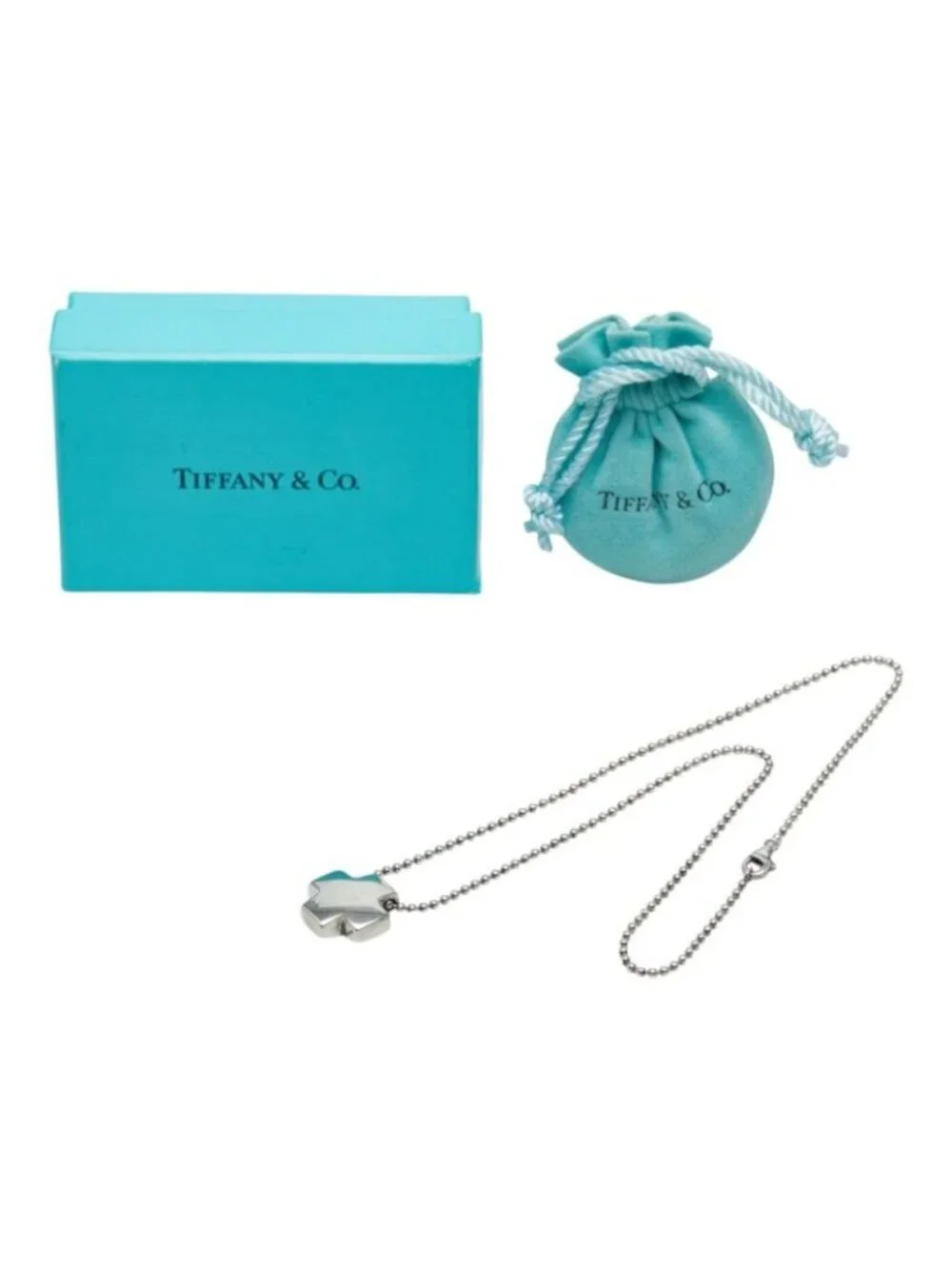 Tiffany & Co Roman Cross Necklace Silver